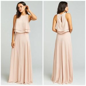 SMYM Princess Di Maxi Skirt Dusty Blush